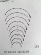 Шовные иглы Ga 1/2 окружности. 12 шт/ упак. разн..