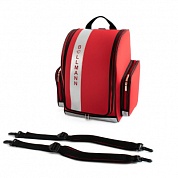 Сумка-чемодан врача скорой помощи GoLight с наплечными ремнями, цвет красный