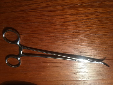 Кровоостанавливающий зажим HEISS-STILLE Изогн, 20см