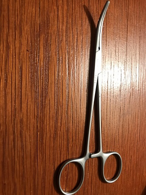 CRILE RANKIN кровоостанавл зажим  изогнут  16см