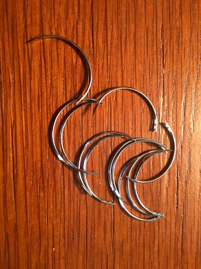 Шовная игла G ,No:9 1/2 круга. 12 шт/ упак.