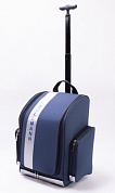 Сумка-чемодан врача скорой помощи GoLight на тележке с ручкой, цвет синий