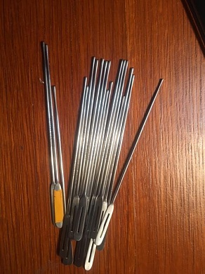 Пуговчатый зонд 13 см диам.2 мм