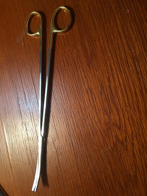 Metzenbaum тонкие ножницы изогн 23 см ТС